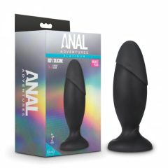 Anal Adventures Platinum Rocket Plug - anál dildó (fekete)