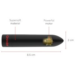 Oninder - okos mini vibrátor (fekete)