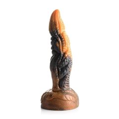   Creature Cocks Ravager - textúrált szilikon dildó - 20cm (narancs)