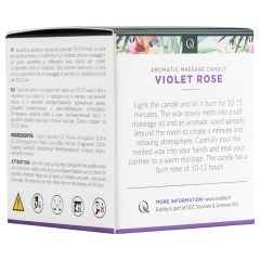 Exotiq Violet Rose - masszázsgyertya (60g) 