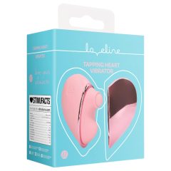   Loveline Tapping Heart - akkus csiklóizgató vibrátor (pink)