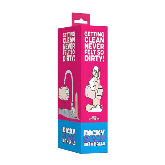 Dicky Cum - szappan pénisz herékkel -natúr (250g)