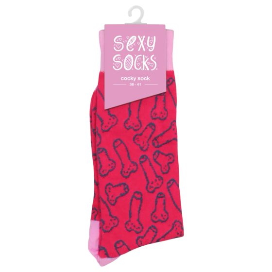 S-Line Sexy Socks - pamut zokni - fütyis