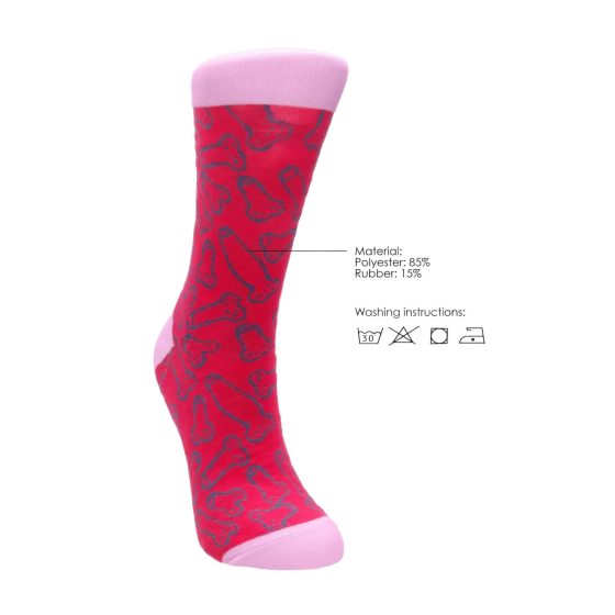 S-Line Sexy Socks - pamut zokni - fütyis