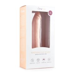   Easytoys - tapadótalpas 100% szilikon dildó (21cm) - natúr