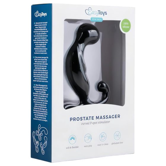 EasyToys Prostate Massager - prosztata dildó (fekete)