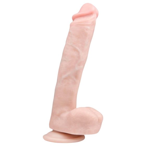 Easytoys - tapadótalpas, herés nagy dildó (26,5cm) - natúr