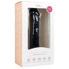 Easytoys - tapadótalpas élethű dildó (20,5cm) - fekete