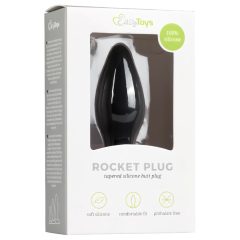 Easytoys - szilikon plug anál dildó - kicsi (fekete)