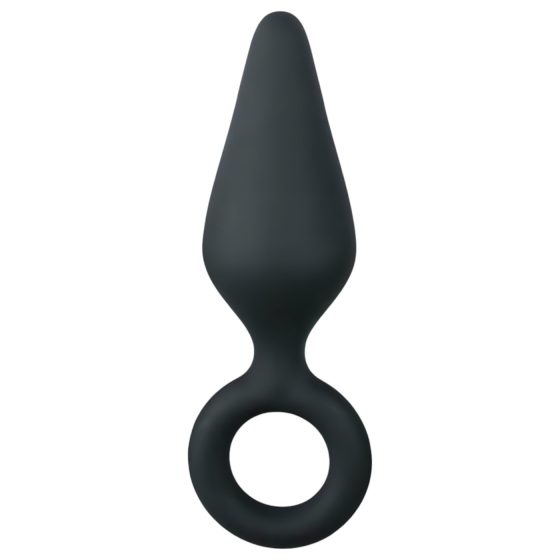 Easytoys Pointy Plug S - anál plug (fekete) - kicsi