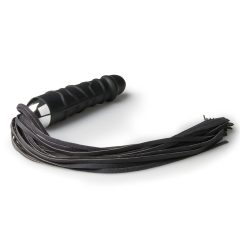   Easytoys Flogger - korbács és szilikon dildó egyben (fekete)