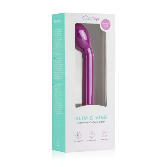 Easytoys Slim - G-pont vibrátor (lila)