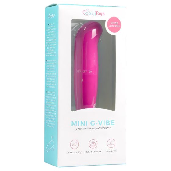 EasyToys Mini G-Vibe - G-pont vibrátor (pink)