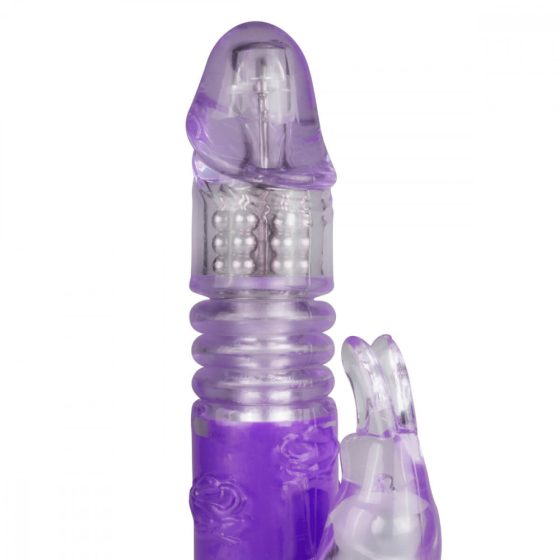 Easytoys Bunny - lökő-forgó vibrátor (lila)