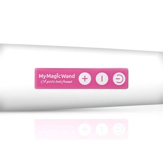 MyMagicWand - erős masszírozó vibrátor (fehér-pink)