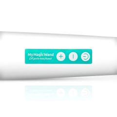 MyMagicWand - erős masszírozó vibrátor (fehér-türkiz)