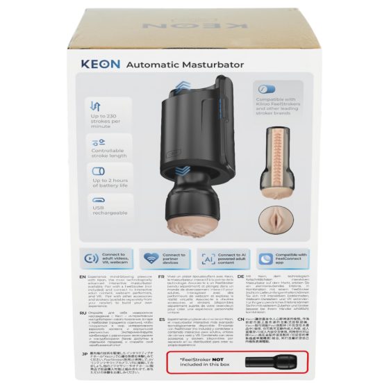 Kiiroo Keon Automatic - maszturbátor tartozék (fekete)