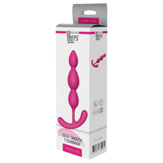 Cheeky Love - gyöngyös anál plug (pink)