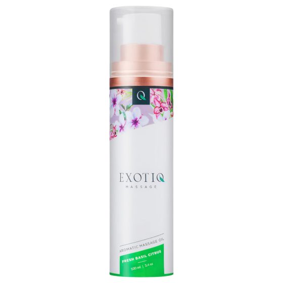 Exotiq - illatos masszázsolaj - bazsalikom-citrom (100ml)