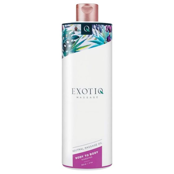 Exotiq Body To Body - melegítő masszázsolaj (500ml)