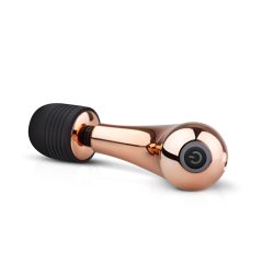   Rosy Gold Wand Mini Curve - akkus, masszírozó vibrátor (rosegold)