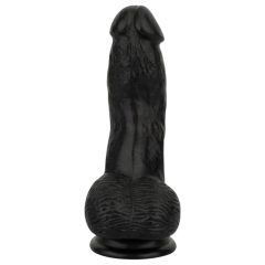 Easytoys - élethű herés dildó - 12 cm (fekete)