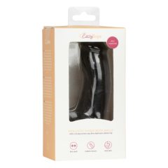 Easytoys - élethű herés dildó - 12 cm (fekete)