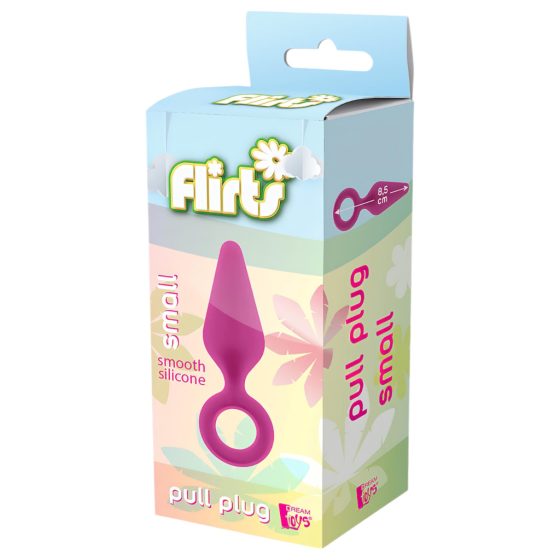 Flirts Pull Plug - kicsi anál dildó (pink)