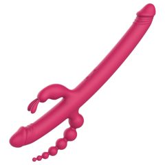   Dreamtoys Anywhere Pleasure Vibe - akkus, 4 ágú vibrátor (pink)