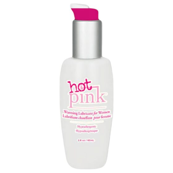 Hot Pink - vízbázisú, melegítő síkosító (80 ml)