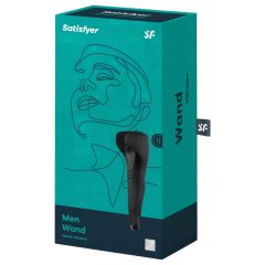   Satisfyer Men Wand - akkus, vízálló makkvibrátor (fekete)