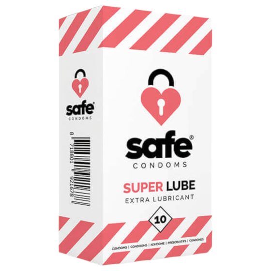 SAFE Super Lube - extra síkos óvszer (10db)