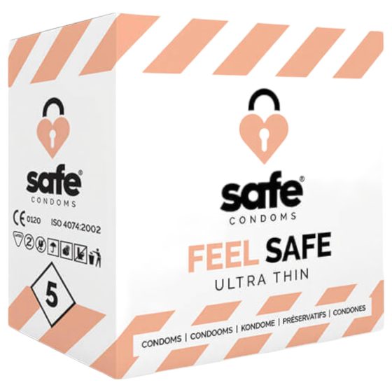 SAFE Feel Safe - vékony óvszer (5db)