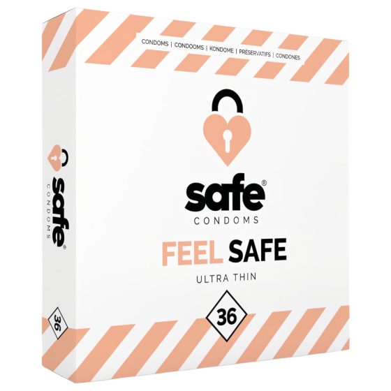 SAFE Feel Safe - vékony óvszer (36db)