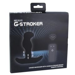   Nexus G-stroker - távirányítós prosztatavibrátor (fekete)