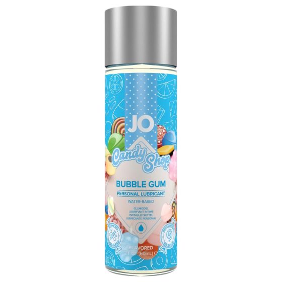 JO Candy Shop Bubble Gum - vízbázisú síkosító - rágógumi (60ml)