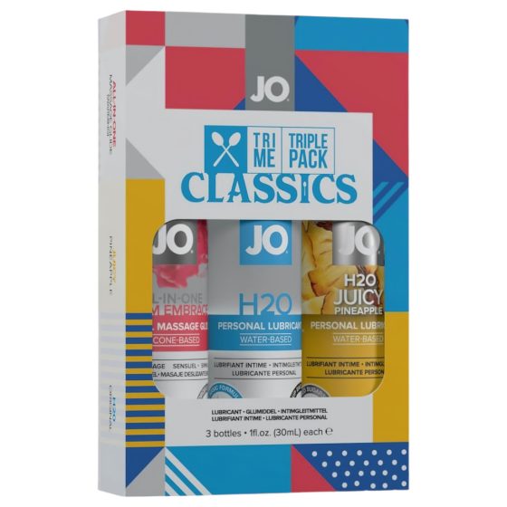 JO System Classics - változatos síkosító szett (3x30ml)