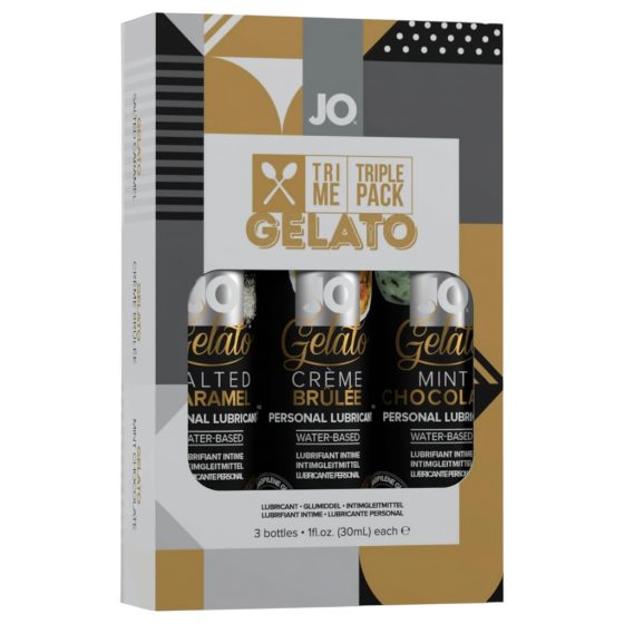 JO System Gelato - ízes síkosító szett (3x30ml)