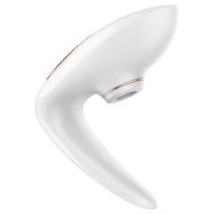   Satisfyer Pro 4 Couples - akkus léghullámos párvibrátor (fehér)