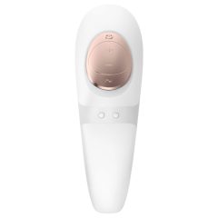   Satisfyer Pro 4 Couples - akkus léghullámos párvibrátor (fehér)