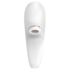   Satisfyer Pro 4 Couples - akkus léghullámos párvibrátor (fehér)