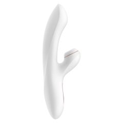   Satisfyer Pro+ G-spot - csiklóizgató és G-pont vibrátor (fehér)