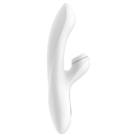 Satisfyer Pro+ G-spot - csiklóizgató és G-pont vibrátor (fehér)