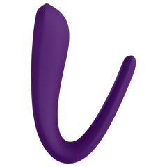   Satisfyer Double Classic - vízálló, akkus párvibrátor (lila)