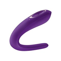   Satisfyer Double Classic - vízálló, akkus párvibrátor (lila)