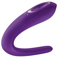   Satisfyer Double Classic - vízálló, akkus párvibrátor (lila)