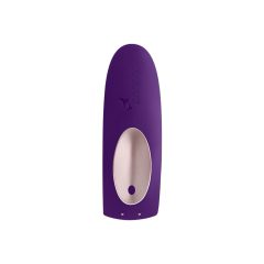   Satisfyer Double Plus Remote - rádiós, akkus párvibrátor (lila)