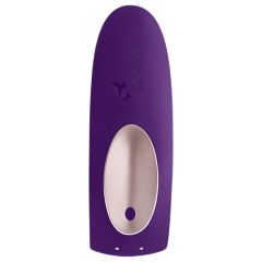   Satisfyer Double Plus Remote - rádiós, akkus párvibrátor (lila)