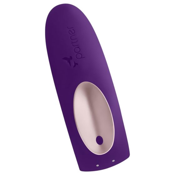 Satisfyer Double Plus Remote - rádiós, akkus párvibrátor (lila)