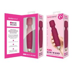   Bodywand Luxe - akkus, mini masszírozó vibrátor (sötétpink)